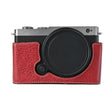 For Panasonic LUMIX S9 Litchi Texture PU Leather Camera Half Case Base(Wine Red) - free shipping - PMC TechLife - Order now!