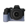 For Nikon Z50II Litchi Texture PU Leather Camera Half Case Base(Blue) - free shipping - PMC TechLife - Order now!