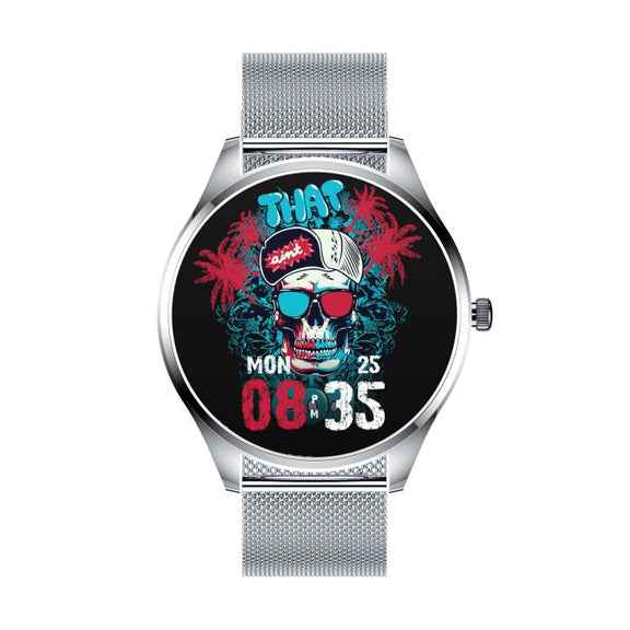 H77 1.43 inch AMOLED Screen Health & Fitness Smart Watch IP67 Water-resistant Support BT Call(Silver)