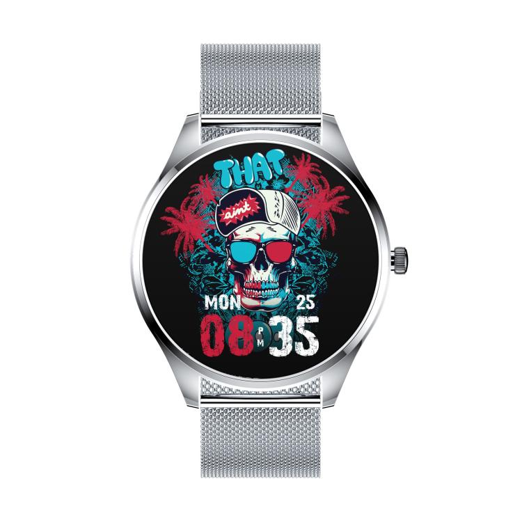 H77 1.43 inch AMOLED Screen Health & Fitness Smart Watch IP67 Water-resistant Support BT Call(Silver)