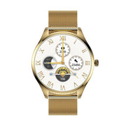 H77 1.43 inch AMOLED Screen Health & Fitness Smart Watch IP67 Water-resistant Support BT Call(Gold)