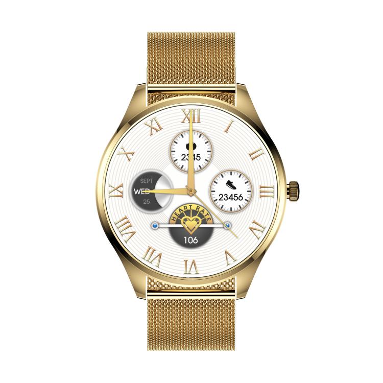 H77 1.43 inch AMOLED Screen Health & Fitness Smart Watch IP67 Water-resistant Support BT Call(Gold)