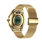 H77 1.43 inch AMOLED Screen Health & Fitness Smart Watch IP67 Water-resistant Support BT Call(Gold)