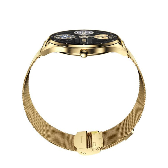 H77 1.43 inch AMOLED Screen Health & Fitness Smart Watch IP67 Water-resistant Support BT Call(Gold)