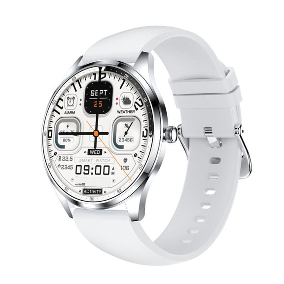 H77 1.43 inch AMOLED Screen Health & Fitness Smart Watch IP67 Water-resistant Support BT Call(White)