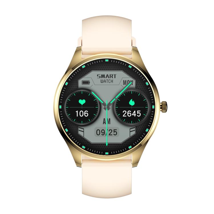 H77 1.43 inch AMOLED Screen Health & Fitness Smart Watch IP67 Water-resistant Support BT Call(Beige)