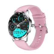 H77 1.43 inch AMOLED Screen Health & Fitness Smart Watch IP67 Water-resistant Support BT Call(Pink)