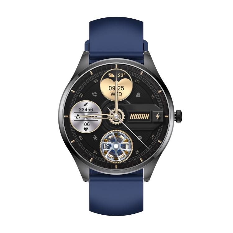 H77 1.43 inch AMOLED Screen Health & Fitness Smart Watch IP67 Water-resistant Support BT Call(Blue)