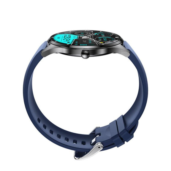 H77 1.43 inch AMOLED Screen Health & Fitness Smart Watch IP67 Water-resistant Support BT Call(Blue)