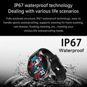 H77 1.43 inch AMOLED Screen Health & Fitness Smart Watch IP67 Water-resistant Support BT Call(Beige)