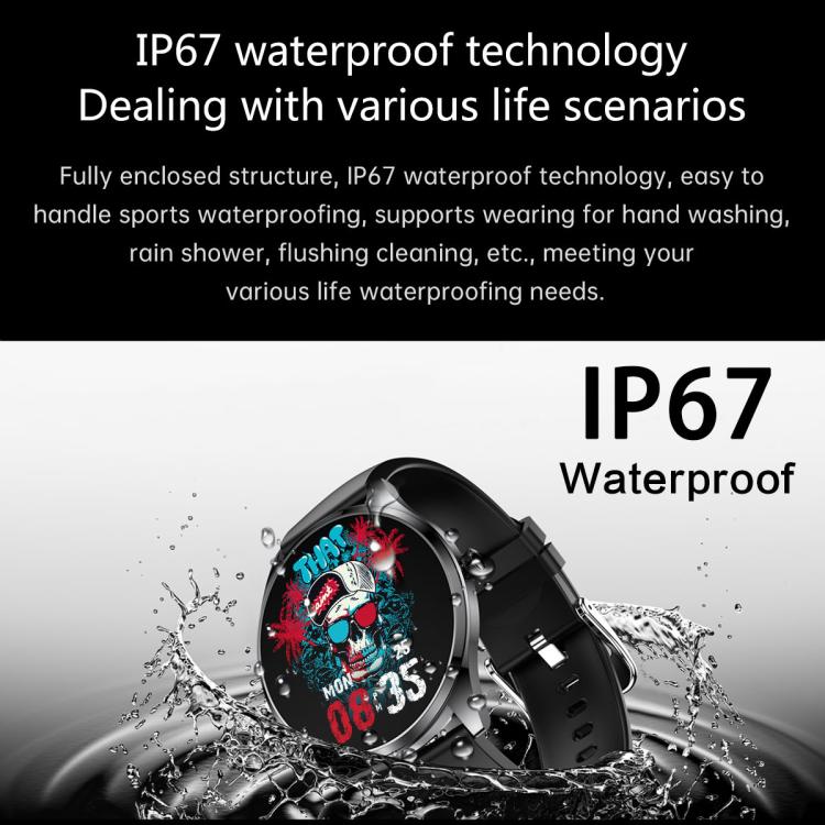 H77 1.43 inch AMOLED Screen Health & Fitness Smart Watch IP67 Waterproof Support BT Call(Black) - free shipping - PMC TechLife - Order now!