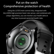 H77 1.43 inch AMOLED Screen Health & Fitness Smart Watch IP67 Water-resistant Support BT Call(White)