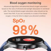 H77 1.43 inch AMOLED Screen Health & Fitness Smart Watch IP67 Water-resistant Support BT Call(White)