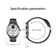 H77 1.43 inch AMOLED Screen Health & Fitness Smart Watch IP67 Water-resistant Support BT Call(Gold)