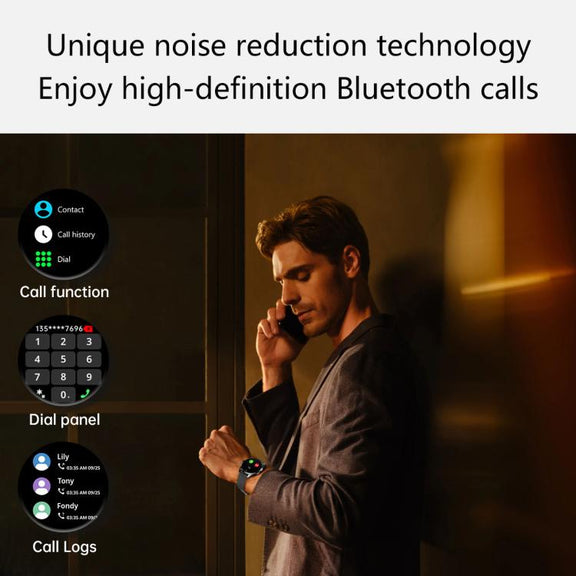 H77 1.43 inch AMOLED Screen Health & Fitness Smart Watch IP67 Water-resistant Support BT Call(White)