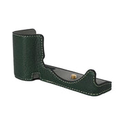For Sony ZV-E10 Litchi Texture PU Leather Camera Half Case Base(Green)