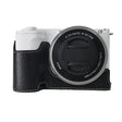 For Sony Alpha ZV-E10 II / ZV-E10M2 Litchi Texture PU Leather Camera Half Case Base(Black) - free shipping - PMC TechLife - Order now!