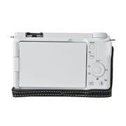 For Sony Alpha ZV-E10 II / ZV-E10M2 Litchi Texture PU Leather Camera Half Case Base(Black)