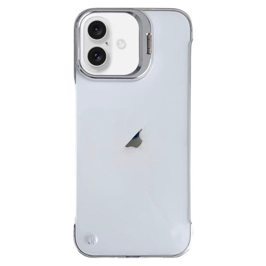 For iPhone 16 Ultra-thin Transparent Frameless Lens Holder Phone Case - free shipping - PMC Jewellery - Order now!