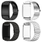 For WHOOP 4.0 Three Beads Solid Metal Watch Band(Silver)