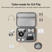 For DJI Flip BRDRC Drone Portable Case Single Shoulder Messenger Bag Handbag(Grey)