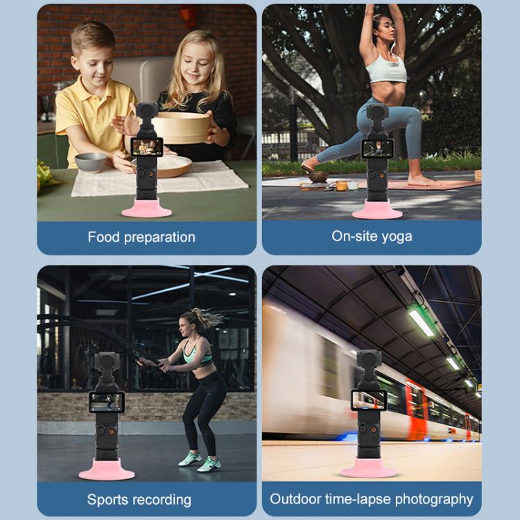 For DJI OSMO Pocket 3 BRDRC Silicone Desktop Base Bracket(Grey) - free shipping - PMC TechLife - Order now!