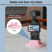 For DJI OSMO Pocket 3 BRDRC Silicone Desktop Base Bracket(Red)