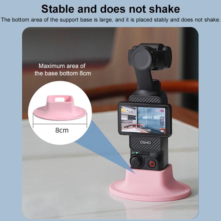 For DJI OSMO Pocket 3 BRDRC Silicone Desktop Base Bracket(Purple) - free shipping - PMC TechLife - Order now!
