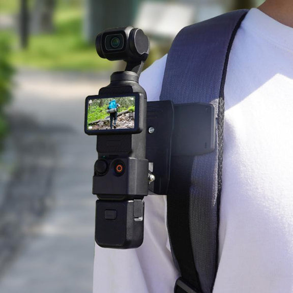 For DJI OSMO Pocket 3 BRDRC Protection Frame Adapter Base, Type:Frame + Clip + Chest Strap