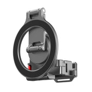 For DJI Osmo Pocket 3 BRDRC Smartphone Teleprompter Stand Desktop Clamp Cold Shoe Extension Mount(Dark Grey)