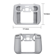 For DJI RC 2 BRDRC Remote Control Shockproof Anti-scratch Silicone Case(Grey)