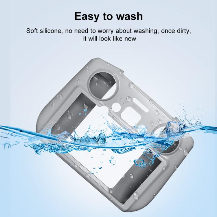 For DJI RC 2 BRDRC Remote Control Shockproof Anti-scratch Silicone Case(Grey)