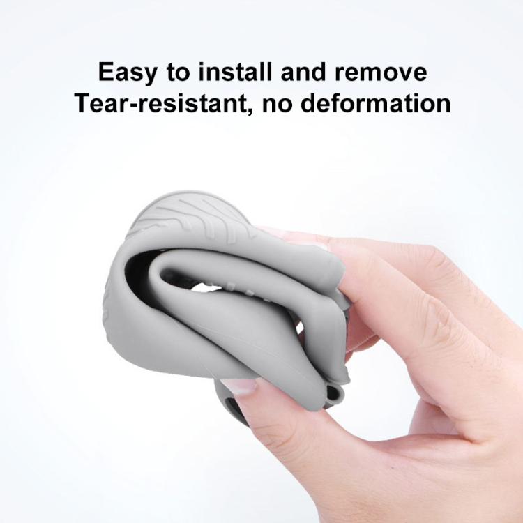 For DJI RC 2 BRDRC Remote Control Shockproof Anti-scratch Silicone Case(Grey)