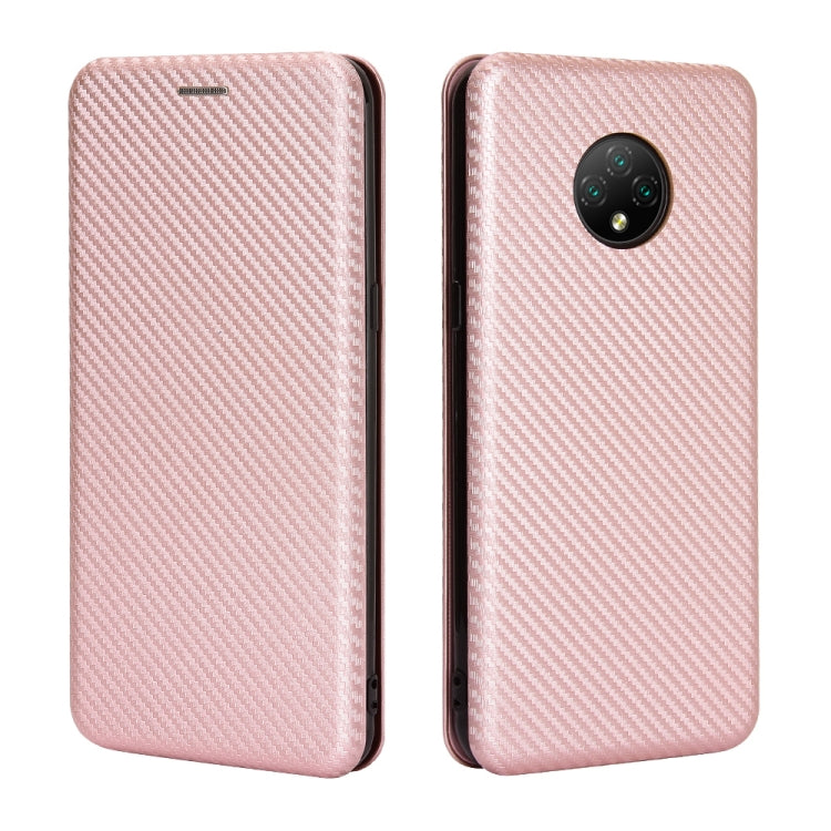 For Doogee X95 Carbon Fiber Texture Horizontal Flip TPU + PC + PU Leather Case with Card Slot & Lanyard(Pink) - More Brand by PMC TechLife | Online Shopping South Africa | PMC TechLife | Buy Now Pay Later Mobicred