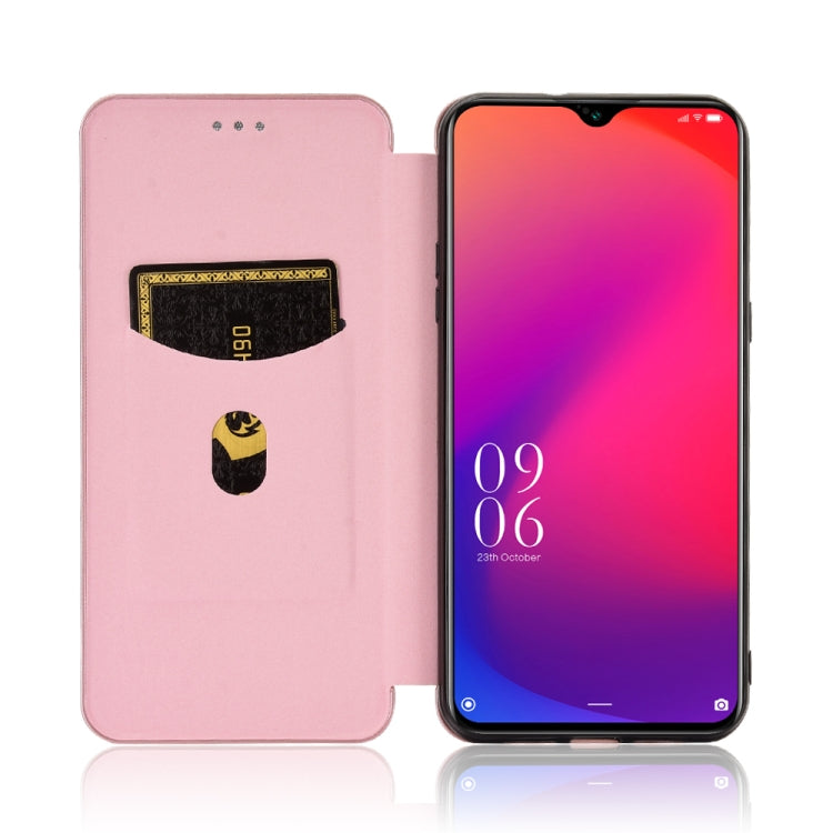 For Doogee X95 Carbon Fiber Texture Horizontal Flip TPU + PC + PU Leather Case with Card Slot & Lanyard(Pink) - More Brand by PMC TechLife | Online Shopping South Africa | PMC TechLife | Buy Now Pay Later Mobicred