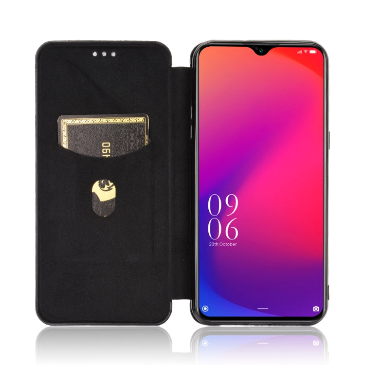 For Doogee X95 Carbon Fiber Texture Horizontal Flip TPU + PC + PU Leather Case with Card Slot & Lanyard(Black) - More Brand by PMC TechLife | Online Shopping South Africa | PMC TechLife | Buy Now Pay Later Mobicred