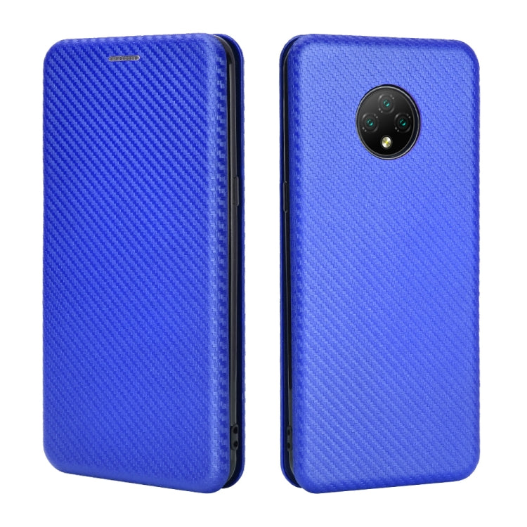 For Doogee X95 Carbon Fiber Texture Horizontal Flip TPU + PC + PU Leather Case with Card Slot & Lanyard(Blue) - free shipping - PMC TechLife - Order now!