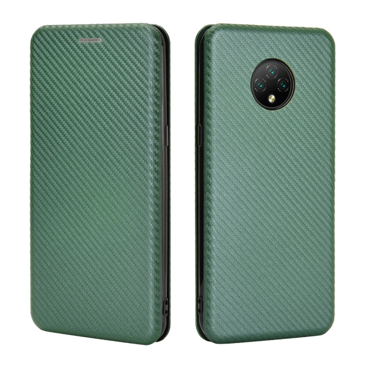 For Doogee X95 Carbon Fiber Texture Horizontal Flip TPU + PC + PU Leather Case with Card Slot & Lanyard(Green) - More Brand by PMC TechLife | Online Shopping South Africa | PMC TechLife | Buy Now Pay Later Mobicred