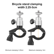 For DJI RC / RC 2 BRDRC Drone Remote Control Adapter Base Bicycle Holder(Black Silver)