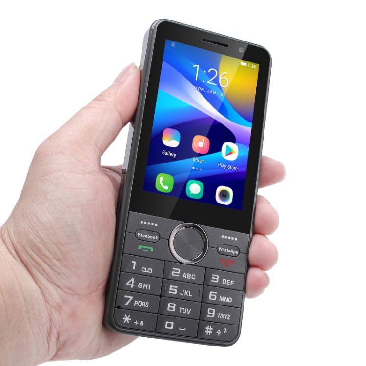 UNIWA XS24 Keypad Phone, 2GB+16GB, 3.5 inch Android 8.1 Mediatek MT6737M Quad Core, Flashlights, Network: 4G, Support Google Store, Plug:UK Plug(Black) - free shipping - PMc TechLife - Order now!