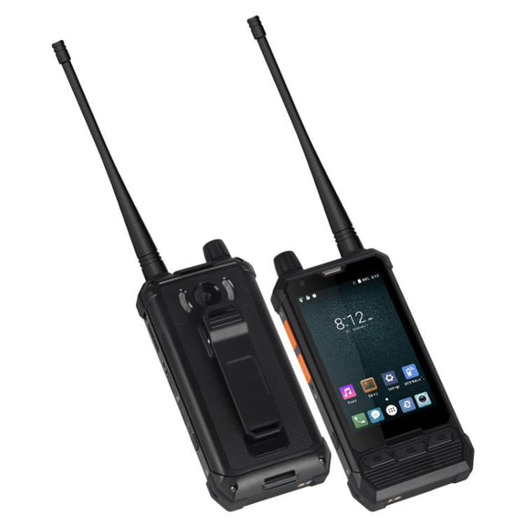 UNIWA P2 Plus UHF Walkie-Talkie Rugged Phone, 3GB+32GB, 4.0 inch Android 9.0 Mediatek MT6762 Octa Core, Network: 4G, NFC, Plug:UK Plug(Black)