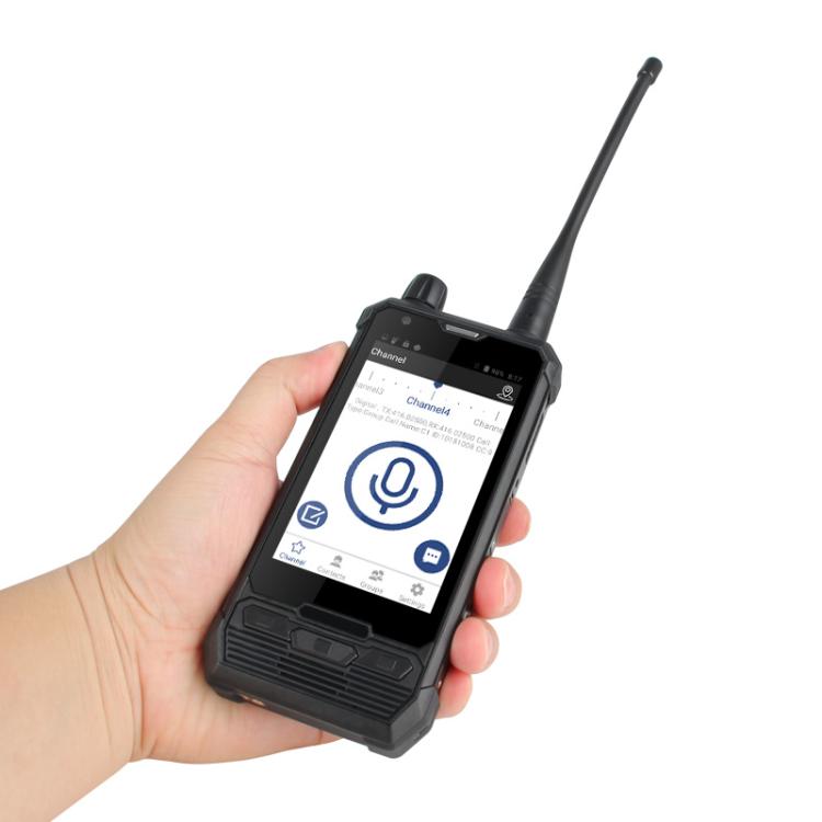 UNIWA P2 Plus UHF Walkie-Talkie Rugged Phone, 3GB+32GB, 4.0 inch Android 9.0 Mediatek MT6762 Octa Core, Network: 4G, NFC, Plug:UK Plug(Black)