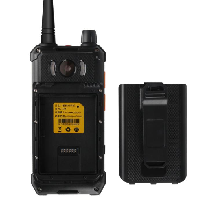UNIWA P2 Plus UHF Walkie-Talkie Rugged Phone, 3GB+32GB, 4.0 inch Android 9.0 Mediatek MT6762 Octa Core, Network: 4G, NFC, Plug:UK Plug(Black)