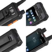 UNIWA P2 Plus UHF Walkie-Talkie Rugged Phone, 3GB+32GB, 4.0 inch Android 9.0 Mediatek MT6762 Octa Core, Network: 4G, NFC, Plug:UK Plug(Black)