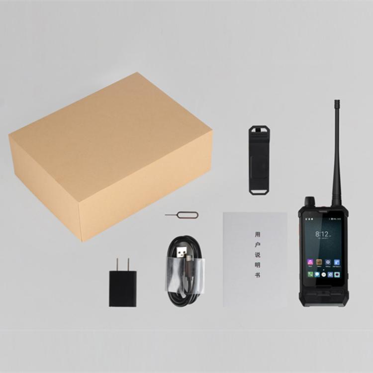 UNIWA P2 Plus UHF Walkie-Talkie Rugged Phone, 3GB+32GB, 4.0 inch Android 9.0 Mediatek MT6762 Octa Core, Network: 4G, NFC, Plug:UK Plug(Black)