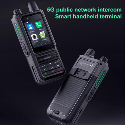 UNIWA NR120 PoC Walkie-Talkie Rugged Phone, 3GB+32GB, 2.4 inch Android 13 Unisoc T158 Octa Core, Network: 5G, NFC, SOS, Plug:EU Plug(Black) - free shipping - PMC Jewellery - Order now!