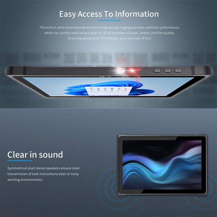 QCOM W1019 Windows 11 Pro Tablet PC, 8GB+128GB, 10.1 inch Qualcomm SC7180 Kryo 468 8C8T Octa Core, Network: 4G, OTG, Plug:AU Plug(Black) - free shipping - PMc TechLife - Order now!