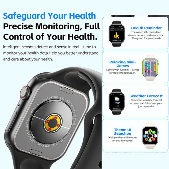 WK WH-08 Dreamer S Smart Watch, 2.01 inch Screen, Support BT Call(White)