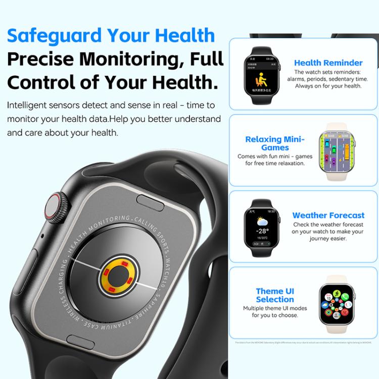 WK WH-08 Dreamer S Smart Watch, 2.01 inch Screen, Support BT Call(White)