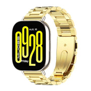 22mm MIJOBS Three Beads Metal Watch Band(Gold)